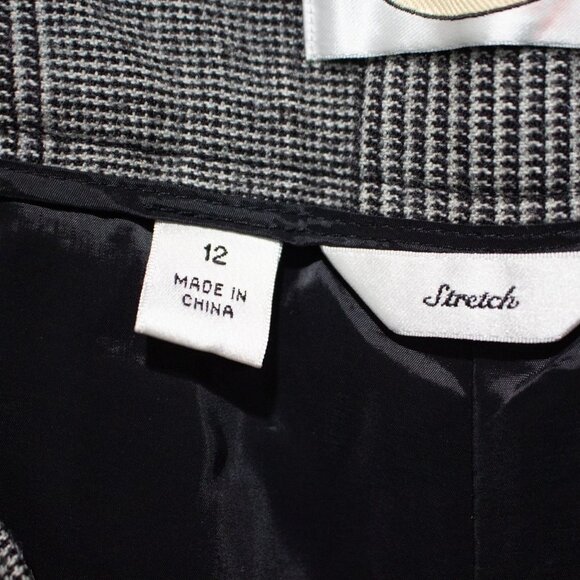 Talbots Patterned Trouser. Size 12 - Picture 5 of 6